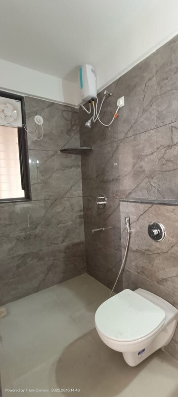 Bathroom in 3 BHK Apartment at Sankla Sommet, Bhugaon – for Rent