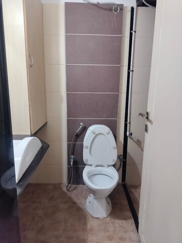 Bathroom in 3 BHK Apartment at Arun Sane Orchid Towers, Baner – for Rent