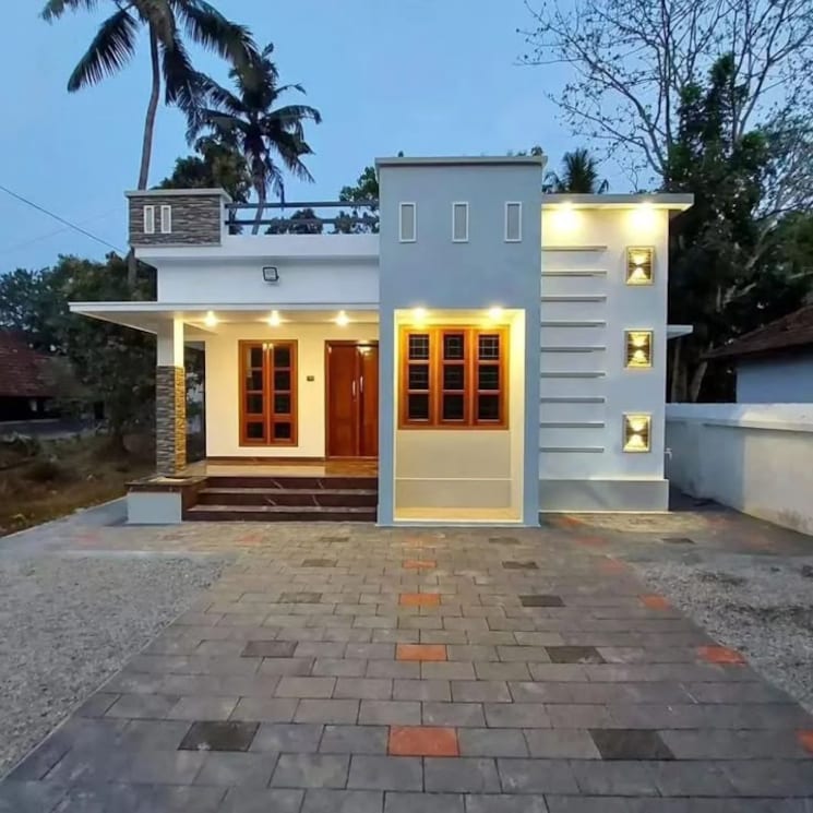 Exterior View, ottapalam 2 Bedroom 700 Sq.Ft. Villa In Ottapalam Palakkad 9114337