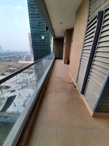 Balcony in 3 BHK Apartment at Supertech Supernova Spira Suites, Sector 94 – for Rent