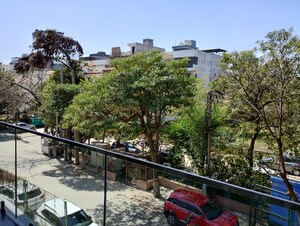 Balcony in 4 BHK Builder Floor at Sushant Lok I – for Sale