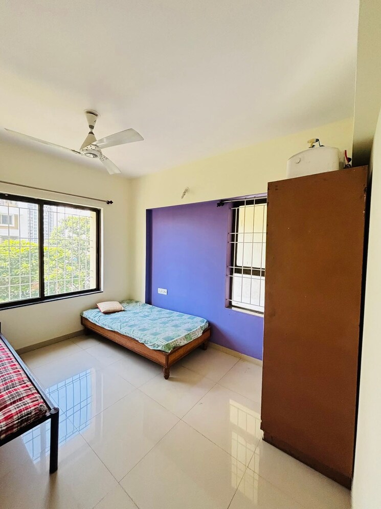 Bedroom, shiv-darshan-wakad 3 Bedroom 1000 Sq.Ft. Apartment In Wakad Pune 9114463