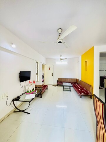 Living Room in 3 BHK Apartment at Shiv Darshan Wakad, Wakad – for Rent