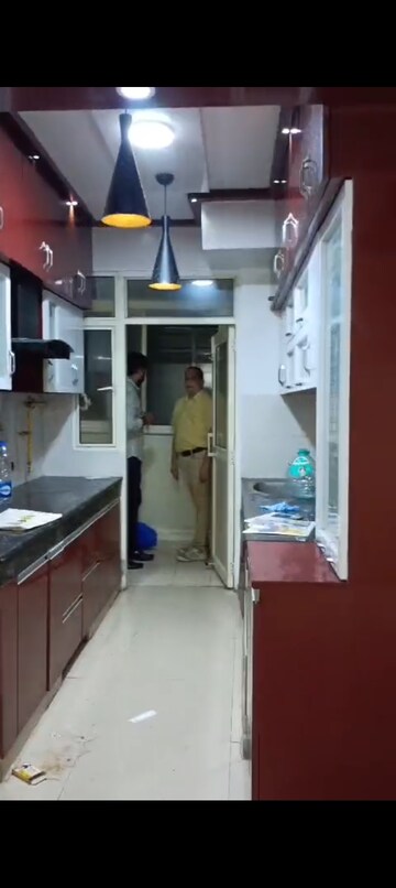 Staircase in 3 BHK Apartment at KW Srishti, Raj Nagar Extension – for Rent