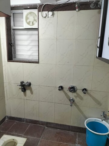 Bathroom in 3 BHK Apartment at Siddhanchal CHS, Pawar Nagar – for Rent