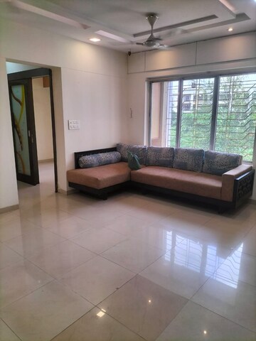 Living Room in 3 BHK Apartment at Siddhanchal CHS, Pawar Nagar – for Rent