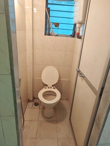 Bathroom in 1 BHK Apartment at Shree Ram Bhavan, Malad West – for Rent
