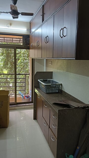 Kitchen in 3 BHK Apartment at Mahaveer Jeevan Deep, Kandivali West – for Sale