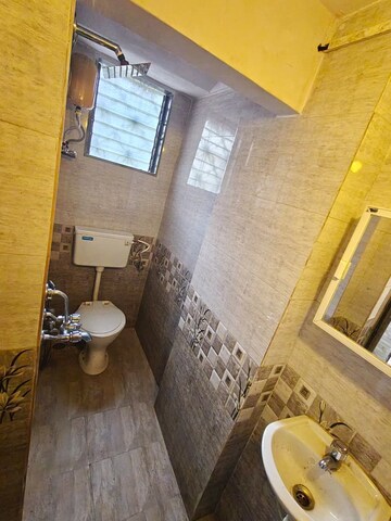 Bathroom in 1 BHK Apartment at Malad West – for Rent