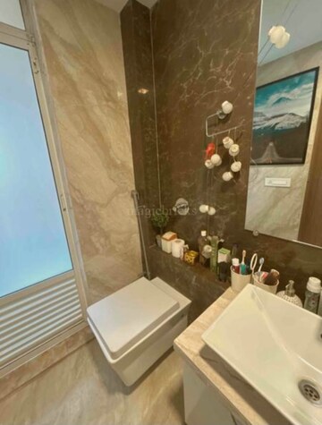 Bathroom in 4 BHK Apartment at Dosti Imperia Phase I, Ghodbunder Road – for Sale