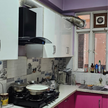 Kitchen in 3 BHK Apartment at Supertech Cape Town, Sector 74 – for Rent