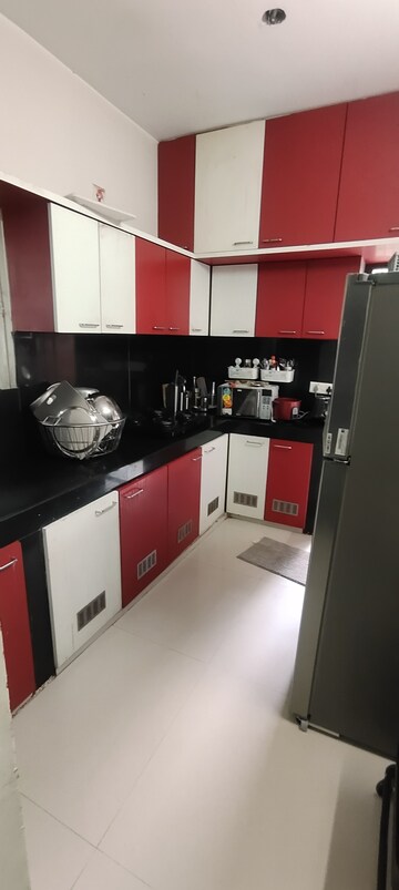 Kitchen in 3 BHK Apartment at Ashok Rohith Wooz, Kondapur – for Rent