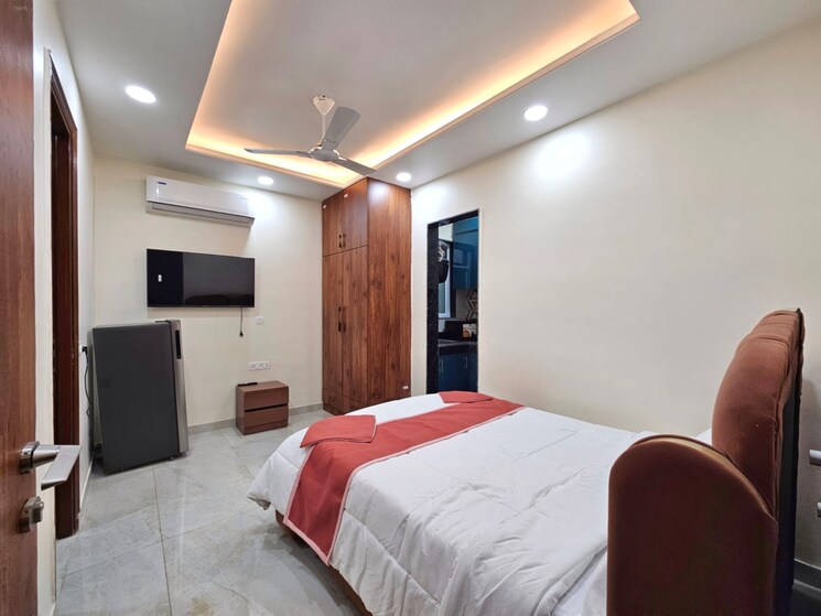 Master Bedroom, sushant-vatika 3 Bedroom 1850 Sq.Ft. Builder Floor In Najafgarh Delhi 9114723