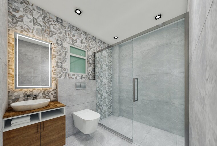 Bathroom, sindhuja-greens 3 Bedroom 1700 Sq.Ft. Villa In Sector 10 Greater Noida Greater Noida 9114795