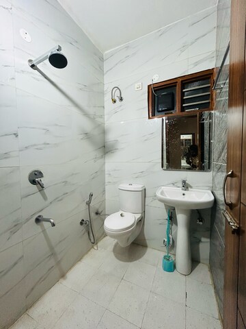 Bathroom in 3 BHK Apartment at Aerocity – for Rent