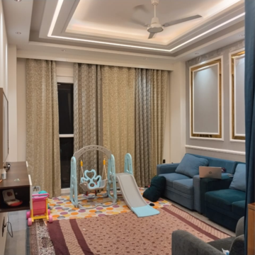 Living Room in 4 BHK Apartment at 4S Aradhya Extension, Sector 67a – for Rent