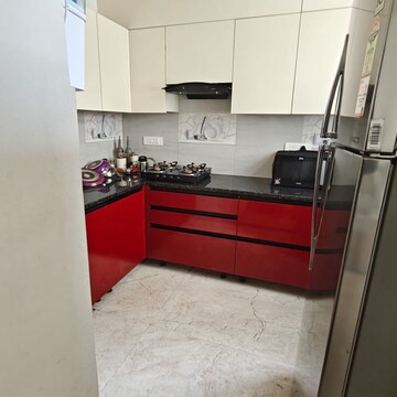 Kitchen in 2 BHK Apartment at Unitech Uniworld Gardens 2, Malibu Town – for Rent