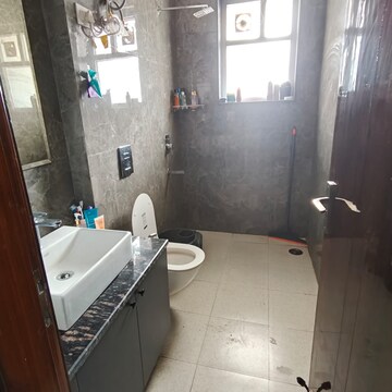 Bathroom in 2 BHK Apartment at Unitech Uniworld Gardens 2, Malibu Town – for Rent