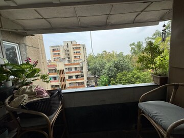 Balcony in 3.5 BHK Apartment at OCS Apartments, Mayur Vihar 1 – for Sale