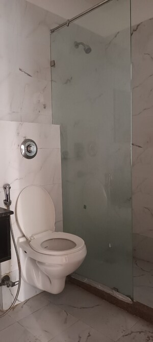 Bathroom in 3 BHK Apartment at Ramprastha Platinum Height, Ramprastha Greens – for Sale