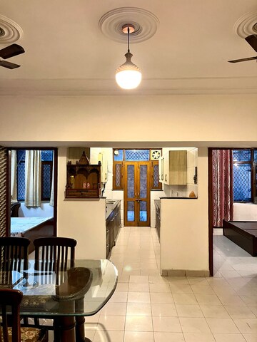 Living Room in 3 BHK Builder Floor at Ansal Sushant Lok I, Sector 43 – for Rent