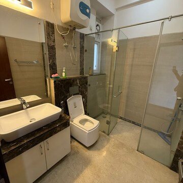 Attached Bathroom in 3 BHK Apartment at Adani Samsara Vilasa, Sector 63 – for Rent