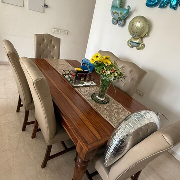 Dining area in 3 BHK Apartment at Adani Samsara Vilasa, Sector 63 – for Rent
