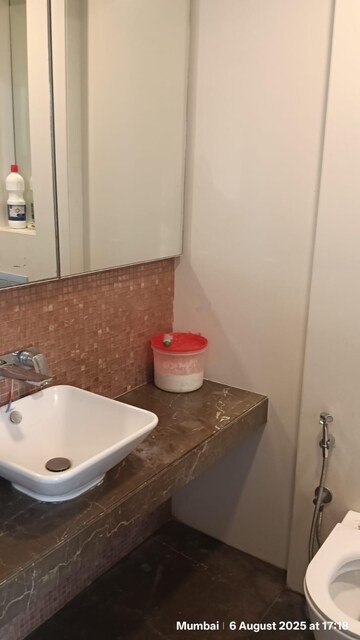 Bathroom in 3 BHK Apartment at Lodha The Park, Worli – for Rent