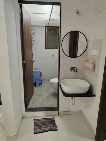 Bathroom in 2 BHK Apartment at Bhaktamar Residency, Wadgaon Sheri – for Rent