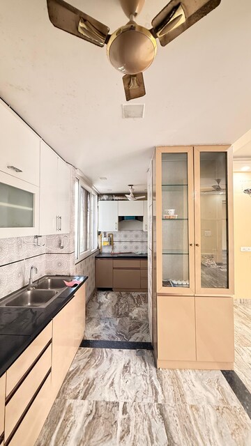 Kitchen in 4 BHK Builder Floor at Bhawna Apartment, Sector 43 – for Rent