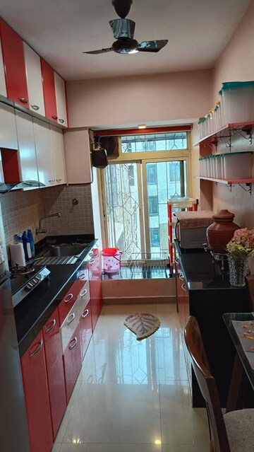 Kitchen in 1 BHK Apartment at Mantri Serene, Goregaon East – for Rent