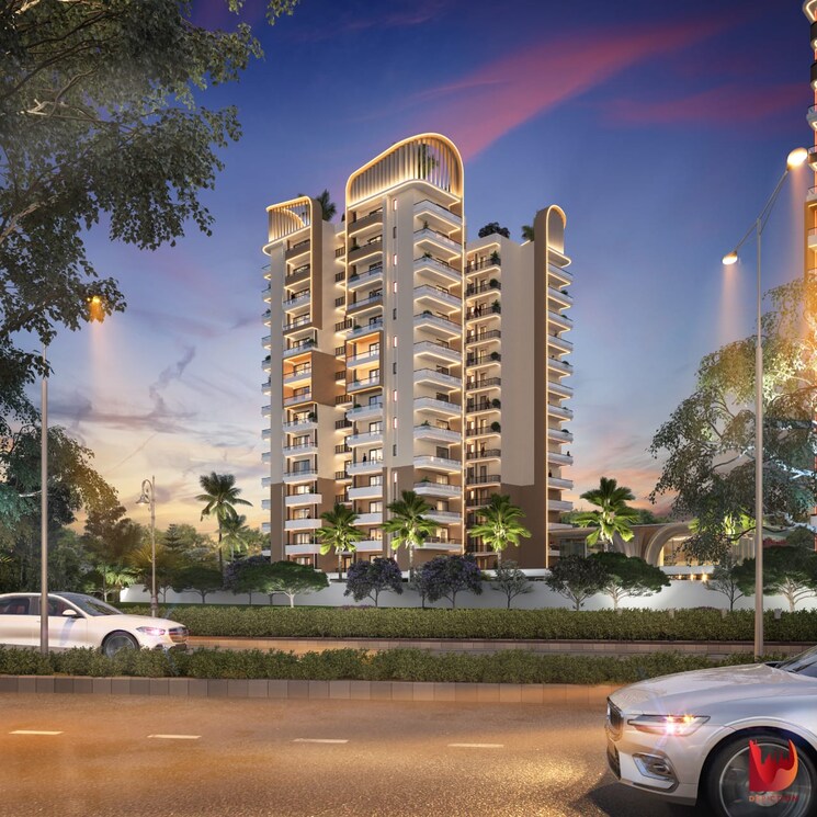 Exterior View, skyline-elevate 3 Bedroom 1700 Sq.Ft. Apartment In Ramgarh Bhudda Zirakpur 9115154