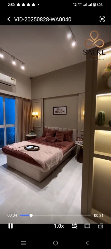 Bedroom in 2 BHK Apartment at Satre Happynest, Kanjurmarg East – for Sale