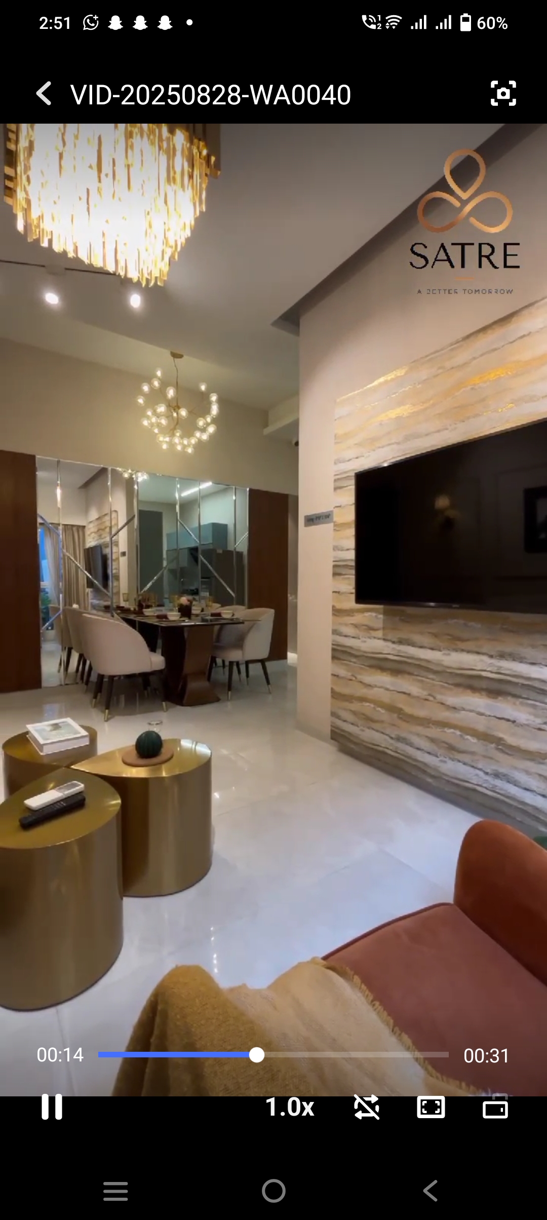 2 BHK + Extra Room Apartment For Sale in Satre Happynest