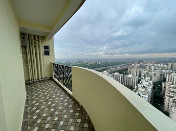 Balcony in 3 BHK Apartment at Saya Gold Avenue, Vaibhav Khand – for Rent