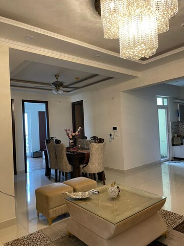 Living Room in 3 BHK Apartment at Saya Gold Avenue, Vaibhav Khand – for Rent