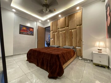 Bedroom in 3 BHK Apartment at Saya Gold Avenue, Vaibhav Khand – for Rent