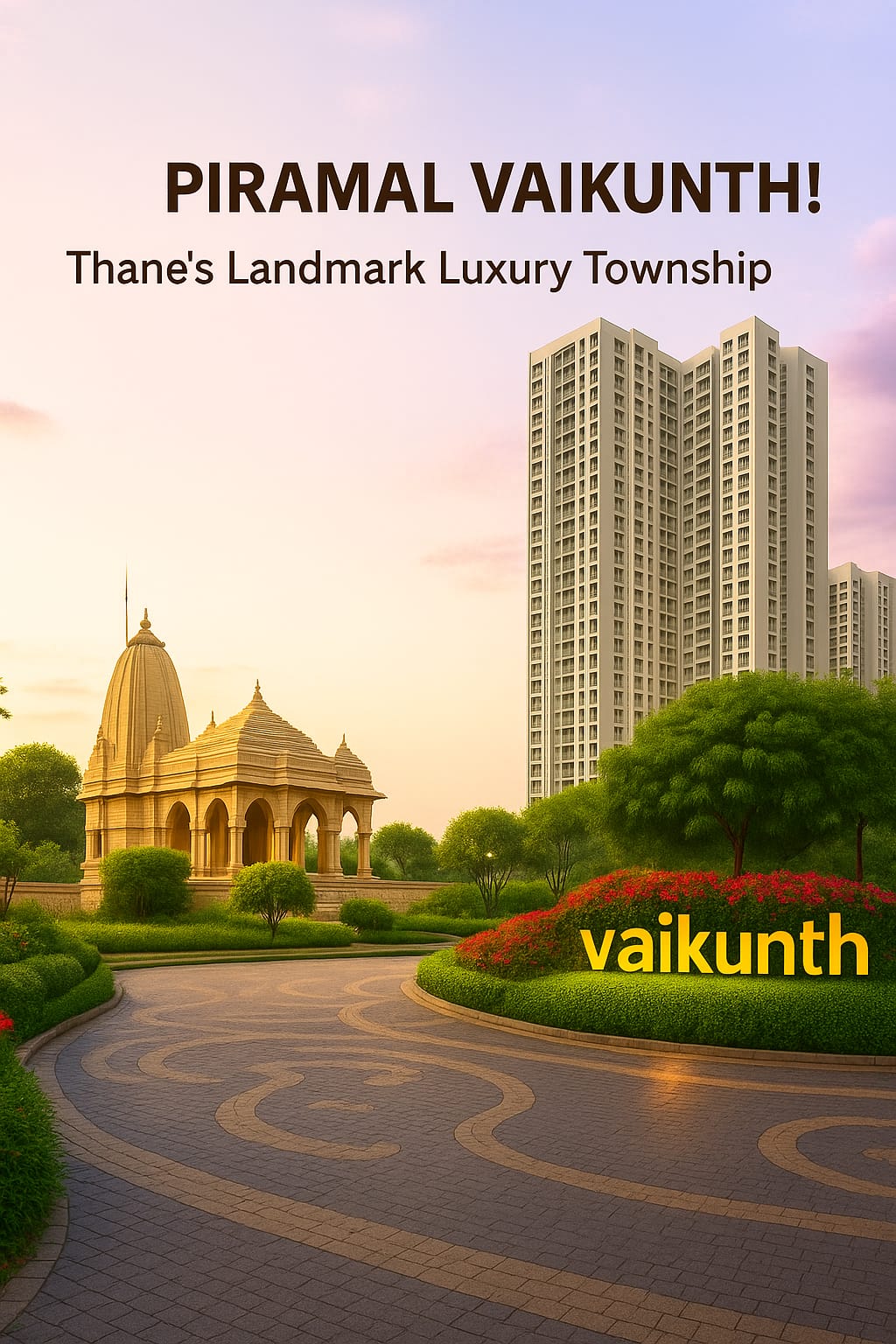 2 BHK Apartment For Sale in Piramal Vaikunth Balkum P