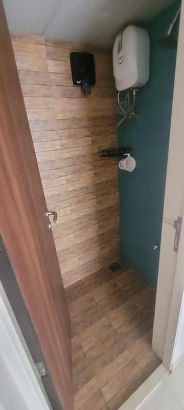 Bathroom in 1 BHK Apartment at Lodha Crown Quality Homes, Majiwada – for Rent