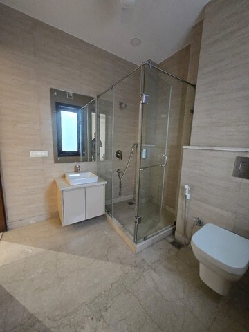 Bathroom in 4 BHK Builder Floor at Saket – for Rent