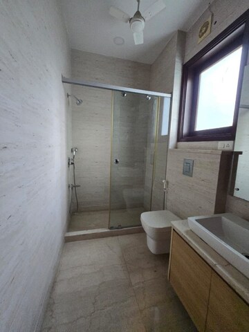 Bathroom in 4 BHK Builder Floor at Saket – for Rent