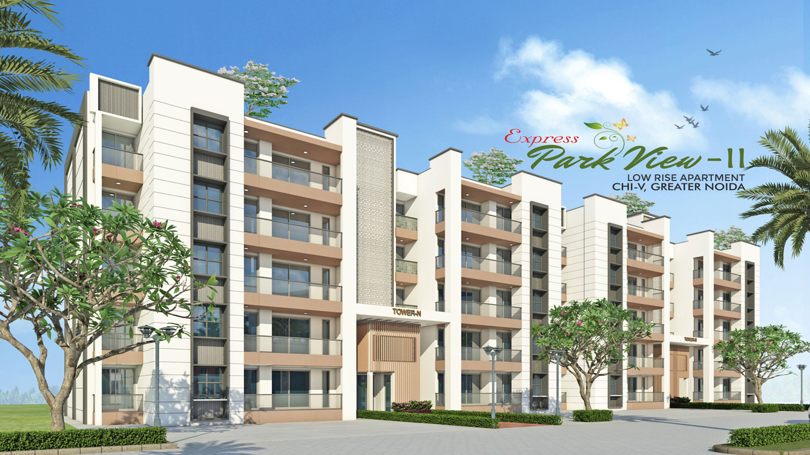 3 BHK + Extra Room 1632 Sq.Ft. Apartment in Nimbus Express Park View