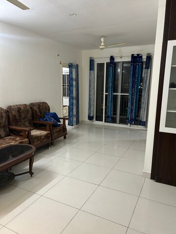 Living Room in 2 BHK Apartment at Abodh Valmark, Hebbal – for Rent