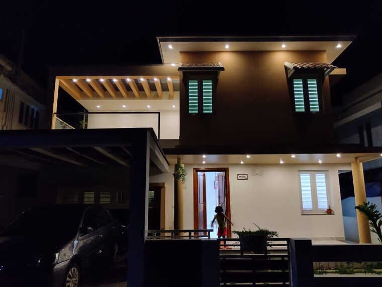 Exterior View, amala nagar 4 Bedroom 3000 Sq.Ft. Independent House In Amala Nagar Thrissur 9115341