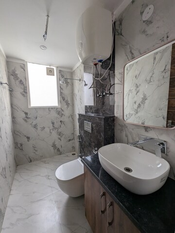 Bathroom in 3 BHK Apartment at Smart World Orchard, Sector 61 – for Rent