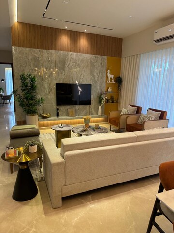 Living Room in 3 BHK Apartment at Godrej Meridien, Sector 106 – for Sale