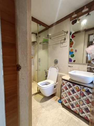 Bathroom in 3 BHK Apartment at Yash 5 Diamond Garden, Chembur – for Rent