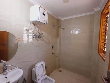 Bathroom in 3 BHK Apartment at Saket – for Rent