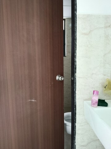 Bathroom in 2 BHK Apartment at Shapoorji Pallonji Sensorium, Hinjewadi – for Rent