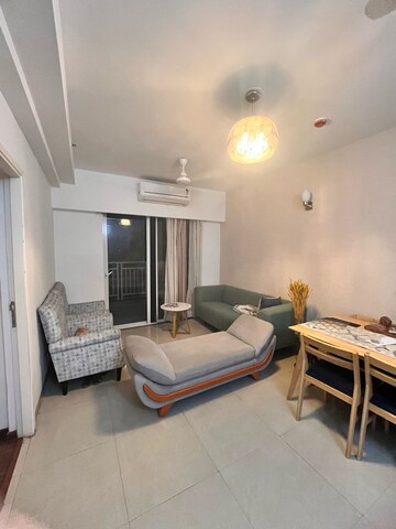 Living Room in 2 BHK Apartment at M3M Marina, Sector 68 – for Rent